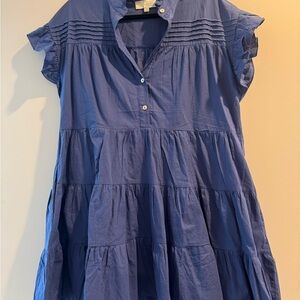 Pinch Navy Tiered Mini Dress